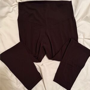 High-Waist Dark Brown Leggings